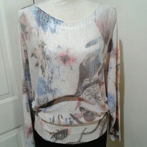 🌺 NWT Sioni Multi Colored Sweater Top/Blouse